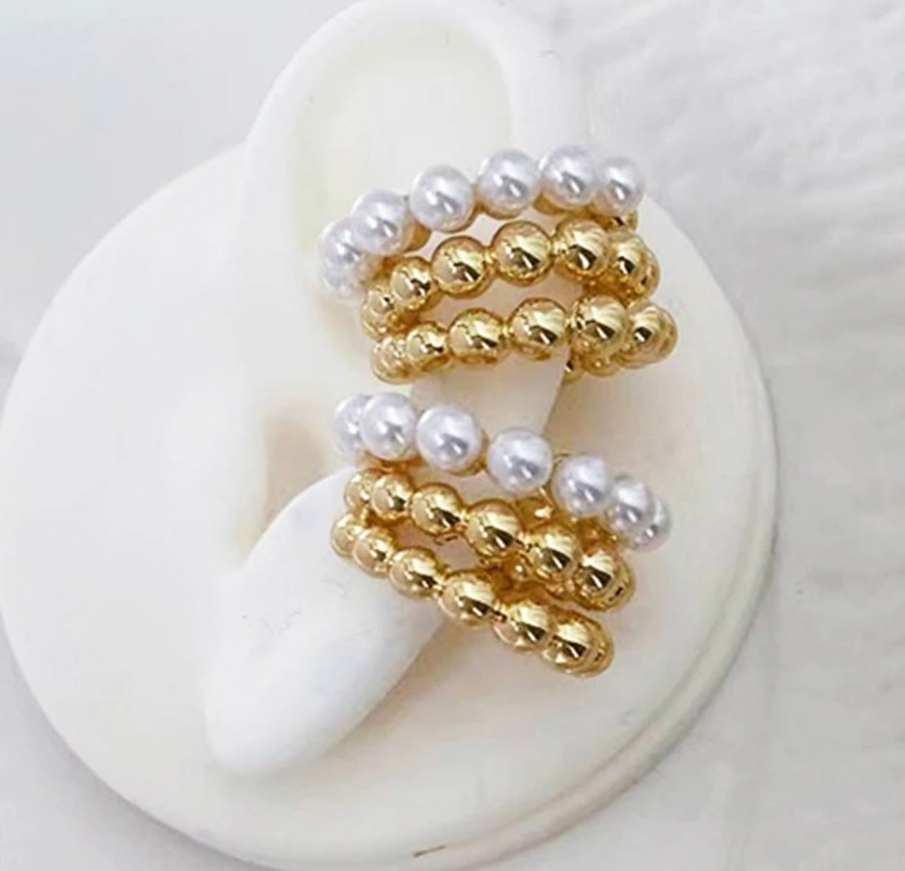 Drop Ship Three Layers Freshwater Pearl