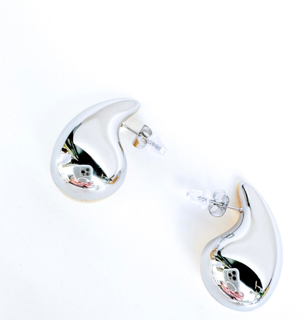 Two Tone Colors Chunky Chubby Hoops