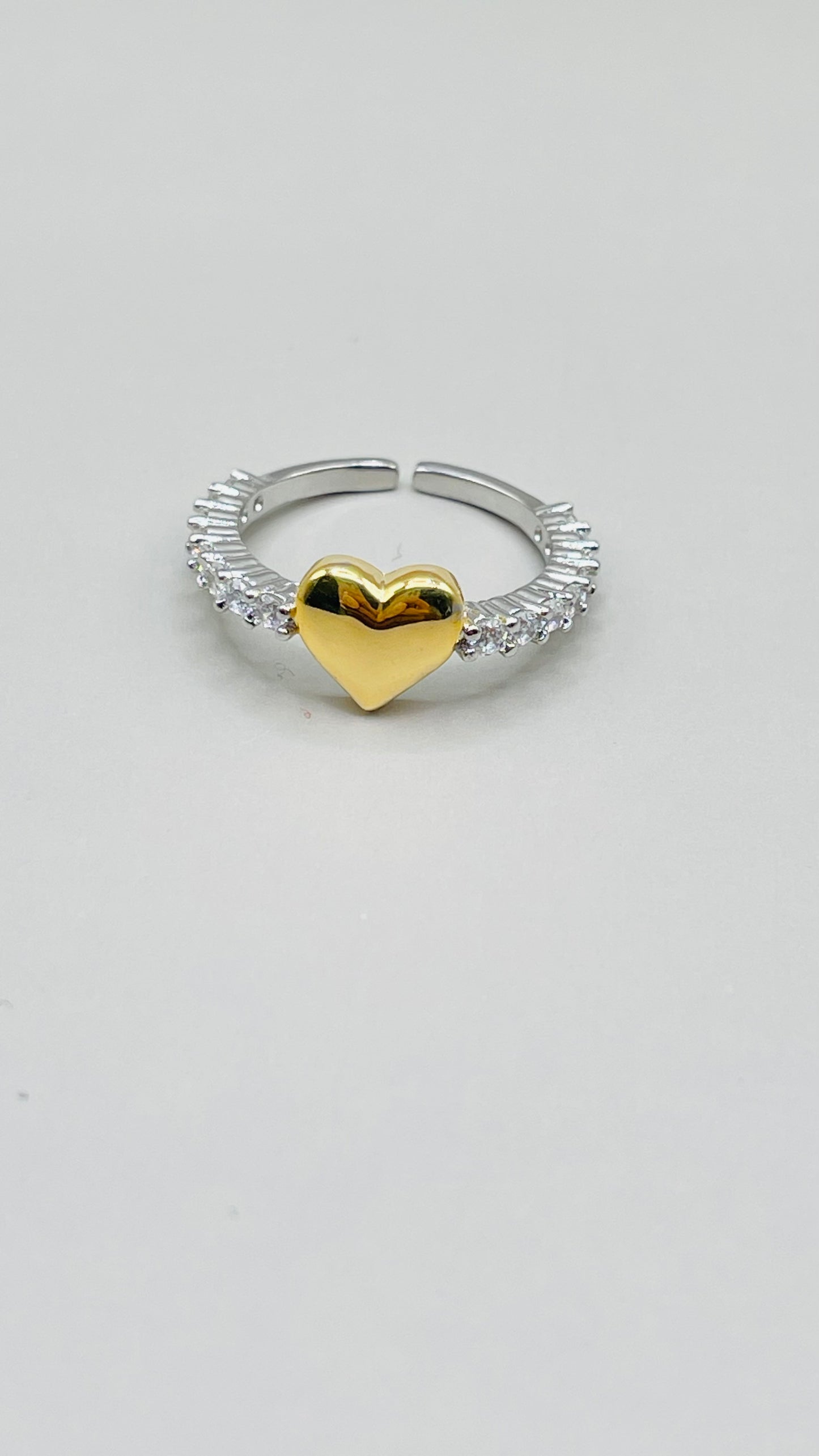 GOLD AND SILVER RING