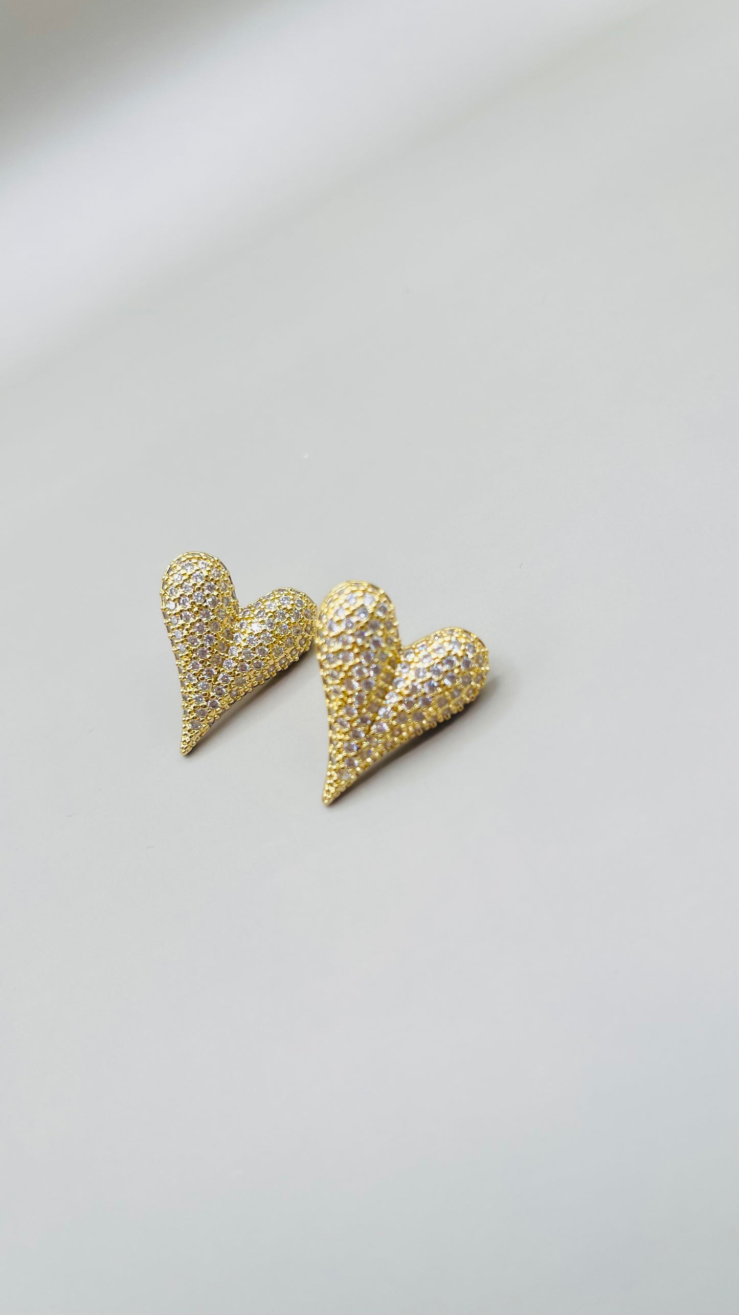 HEART ZIRCONIA GOLD