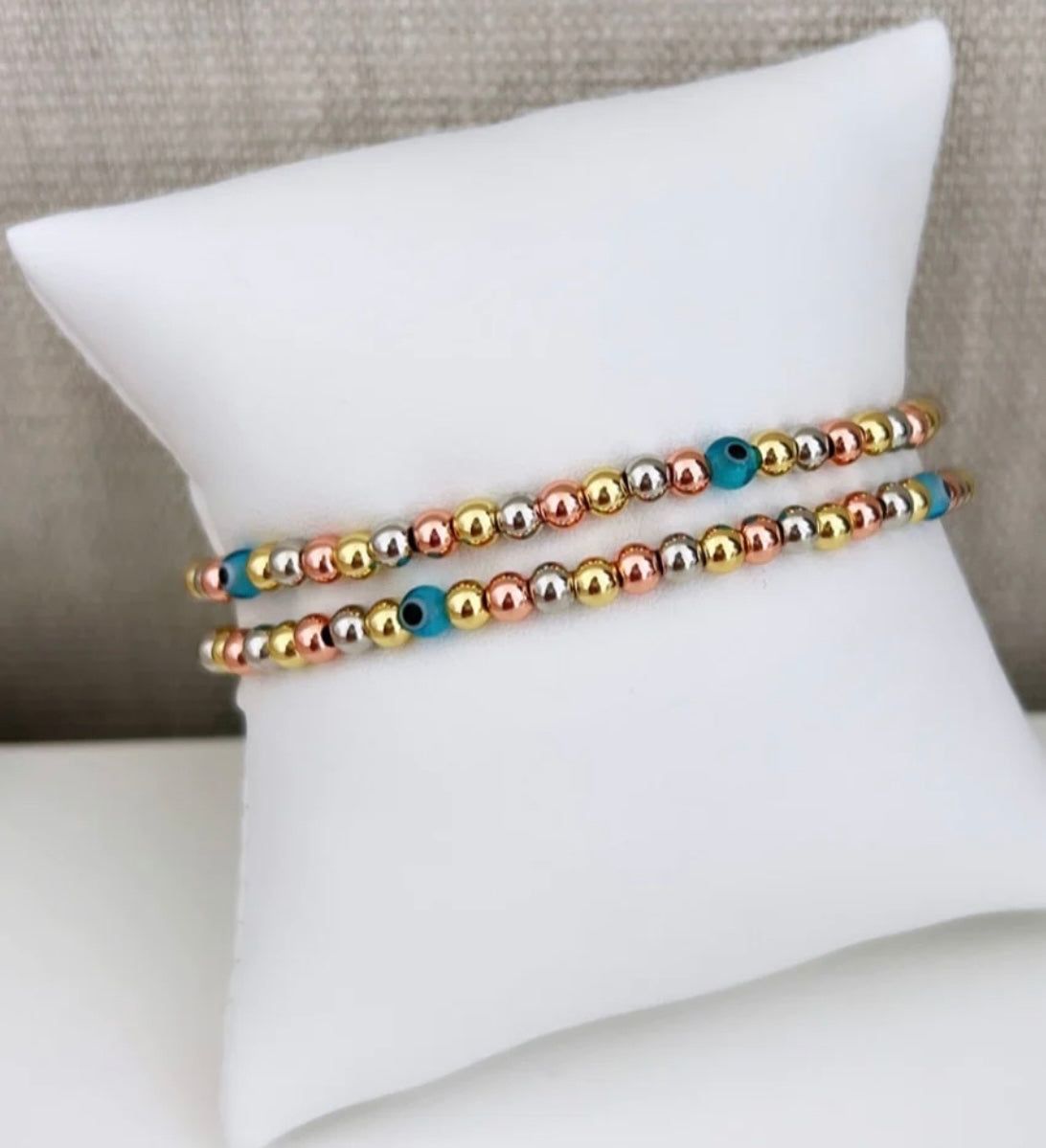 MULTICOLORS BEAD  BRACELET