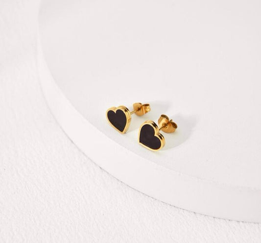 Black Hearts Cuties Earrings