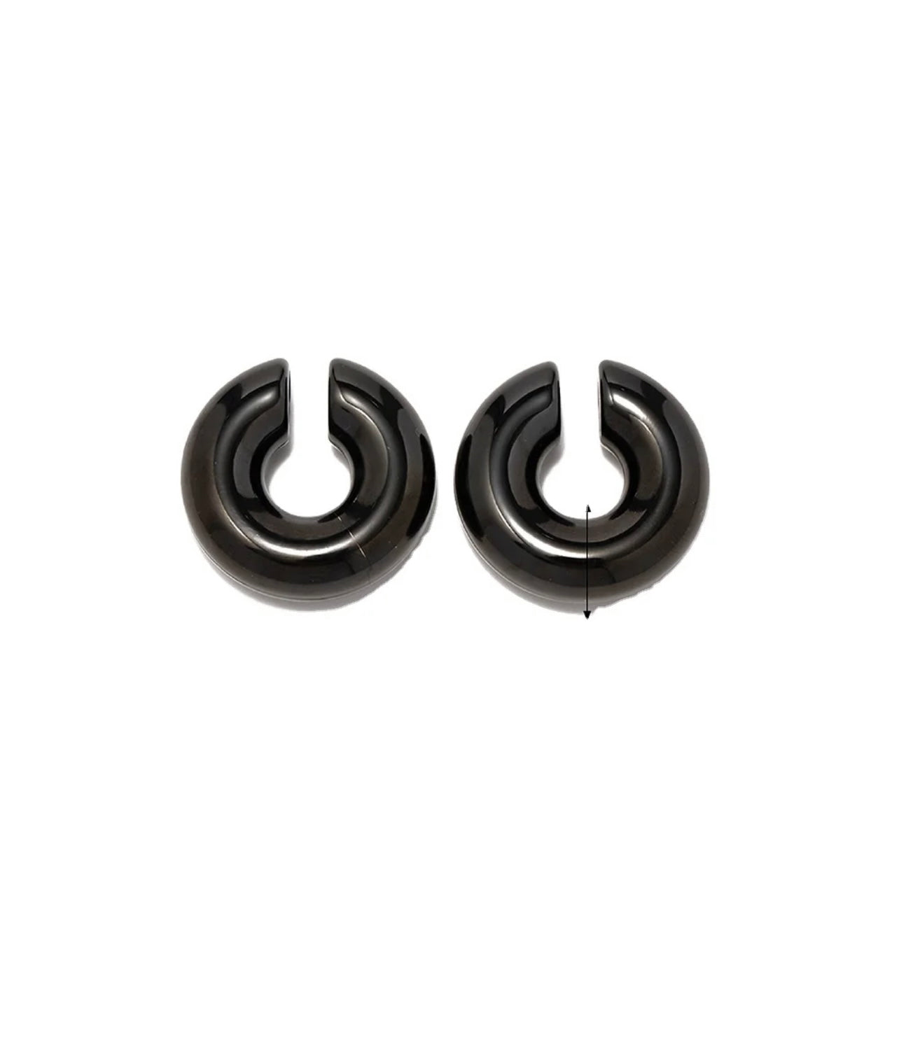 EarCuff Chunky Black