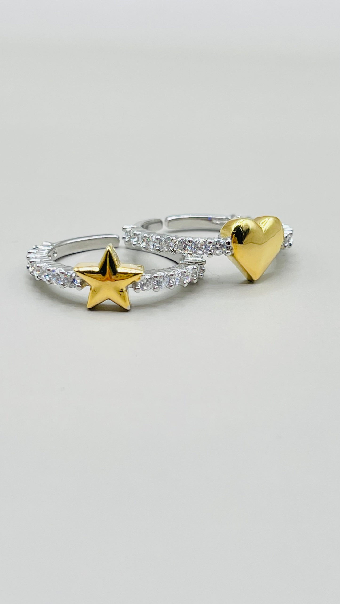 GOLD AND SILVER RING