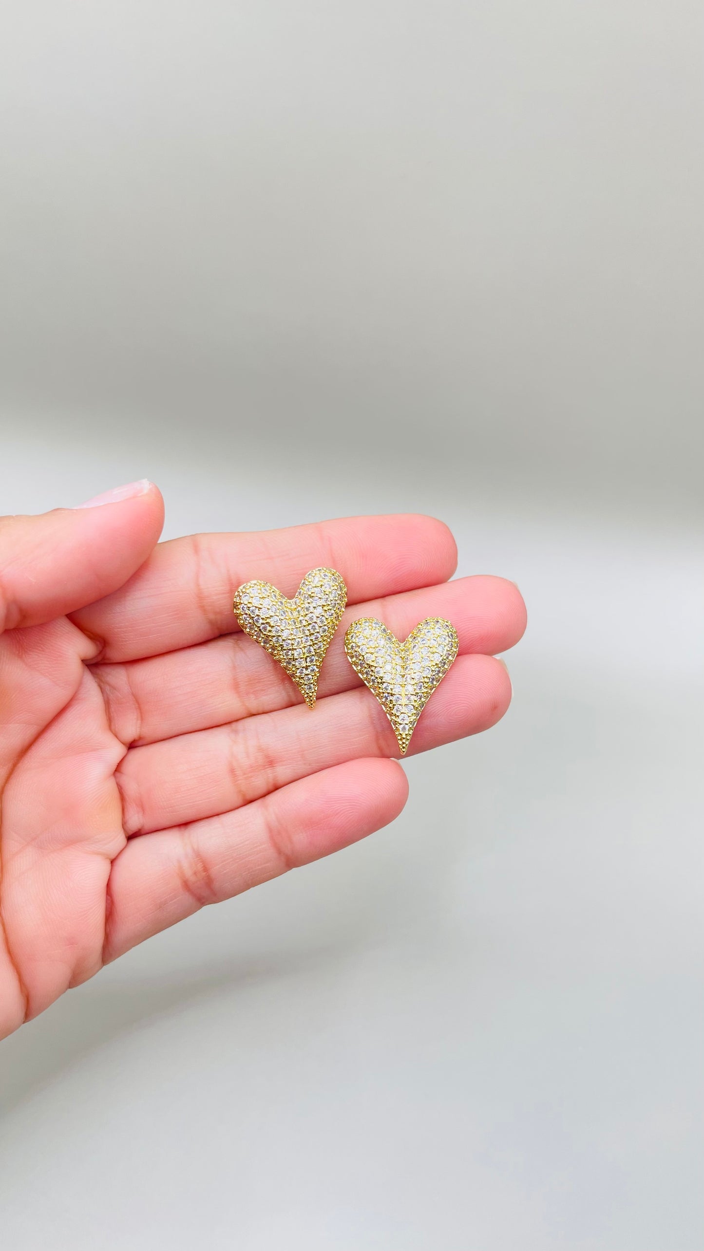 HEART ZIRCONIA GOLD