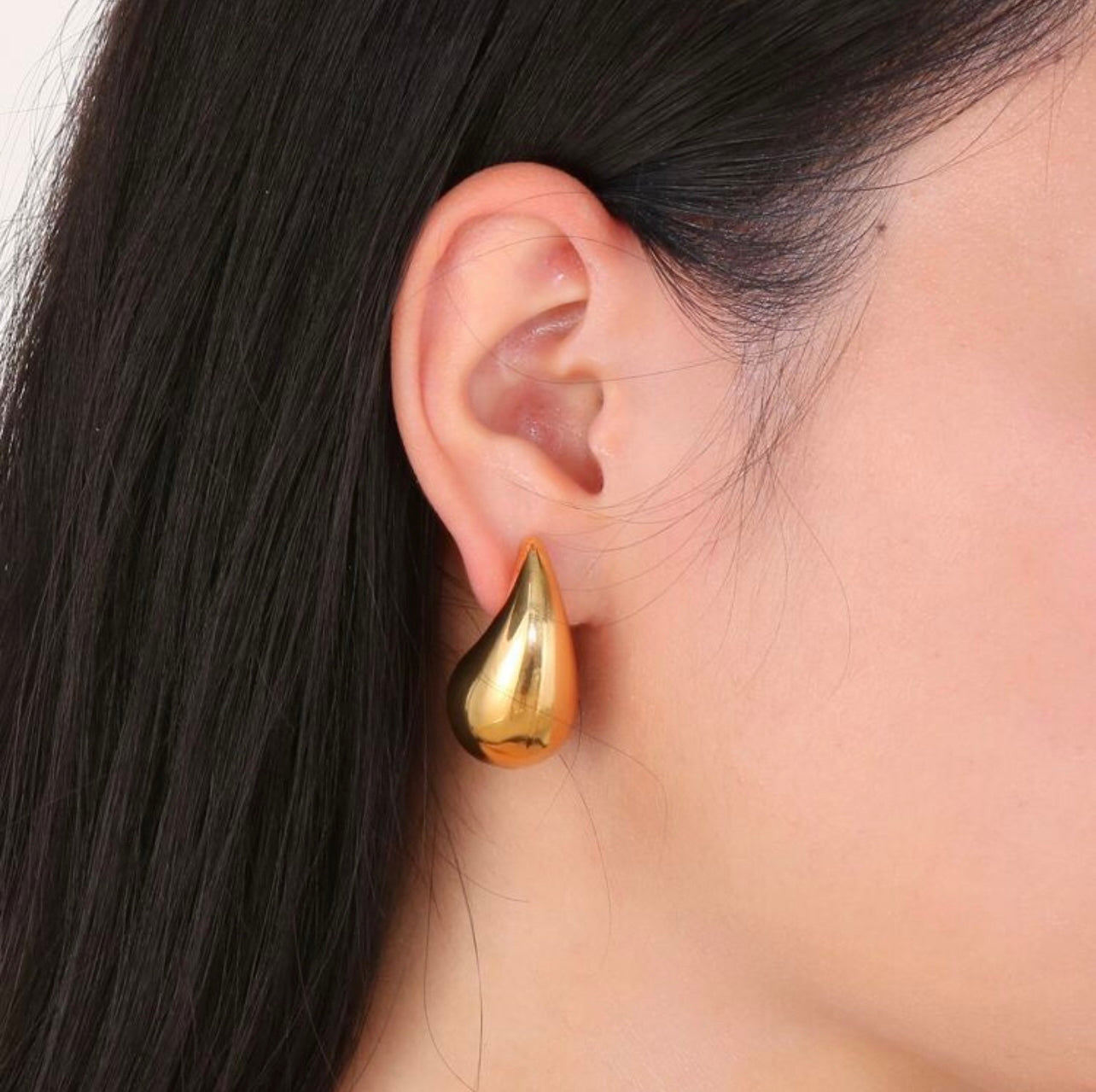 BIG GOLD EARRING