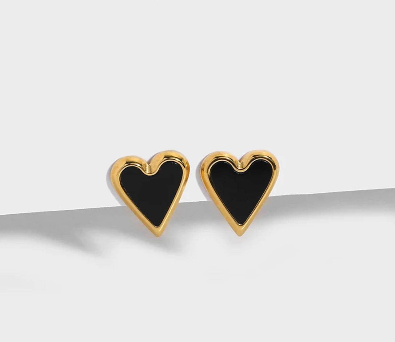 Heart Set  Gold Plated Stainless Steel