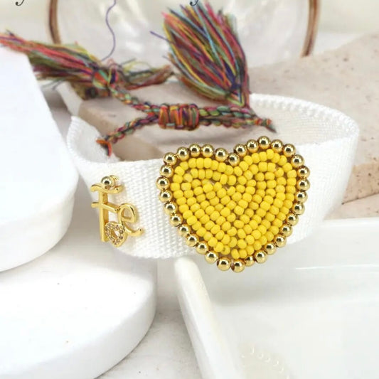 Heart Bracelet For Girl Bohemian Colorful