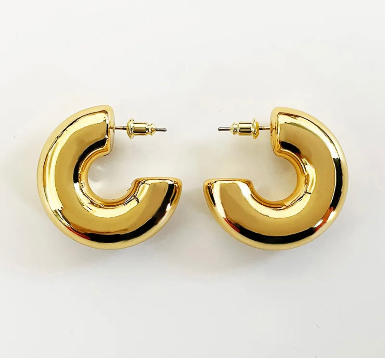 Chunky Hoops Gold